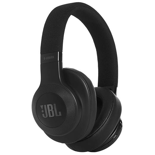 Open Box Unused JBL E55BT by Harman Wireless Bluetooth Over The Ear Headphones with Mic Black