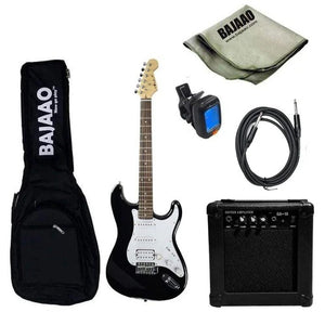 Vault ST1 Premium Electric Guitar with Gigbag, Amplifier, Tuner, Cable, Polishing Cloth & Ebook