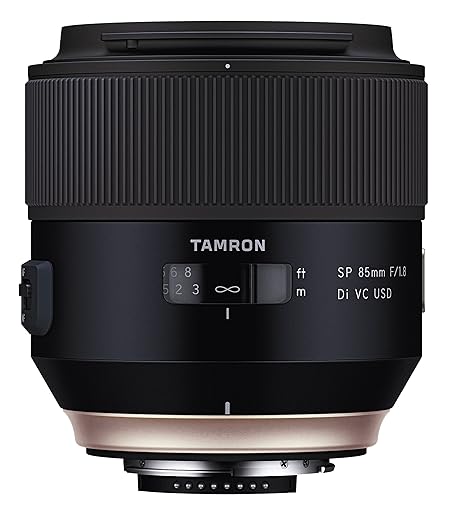 Used Tamron Sp 85mm F/1.8 Di Vc Usd Lens for Canon Dslr Camera Black