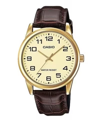 Casio Enticer Analog Gold Dial Men's Watch  A1086 MTP-V001GL-9BUDF