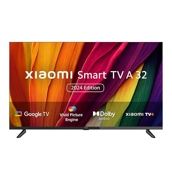 Open Box Unused Xiaomi Smart TV A 80 cm (32) HD Ready Smart Google LED TV L32MA-AIN Black