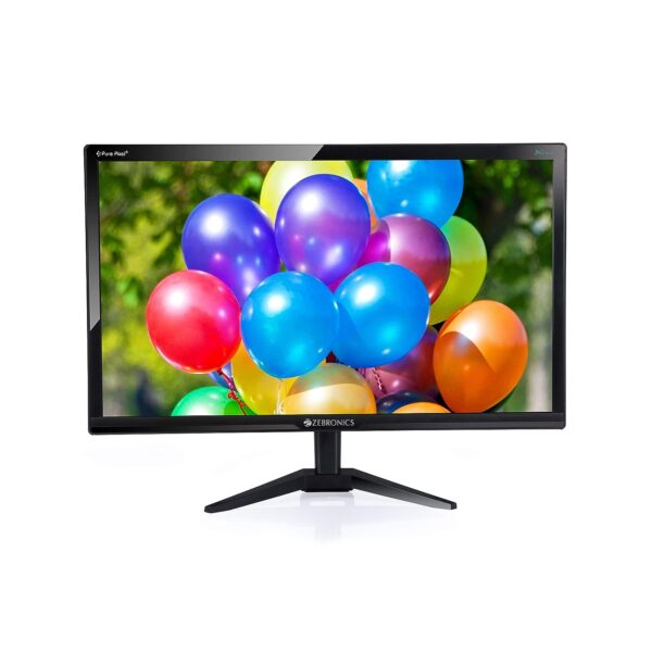 Open Box Unused Zebronics Zeb-A22 Fhd Led Monitor with 22 Inch (54.6Cm) Wide Screen, Full Hd 1920 x 1080 Pixels, Hdmi, Vga, Built in Speaker