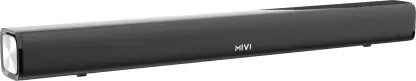 Open Box Unused Mivi Fort S60 with 2 in-built subwoofers, Made in India 60 W Bluetooth Soundbar Black