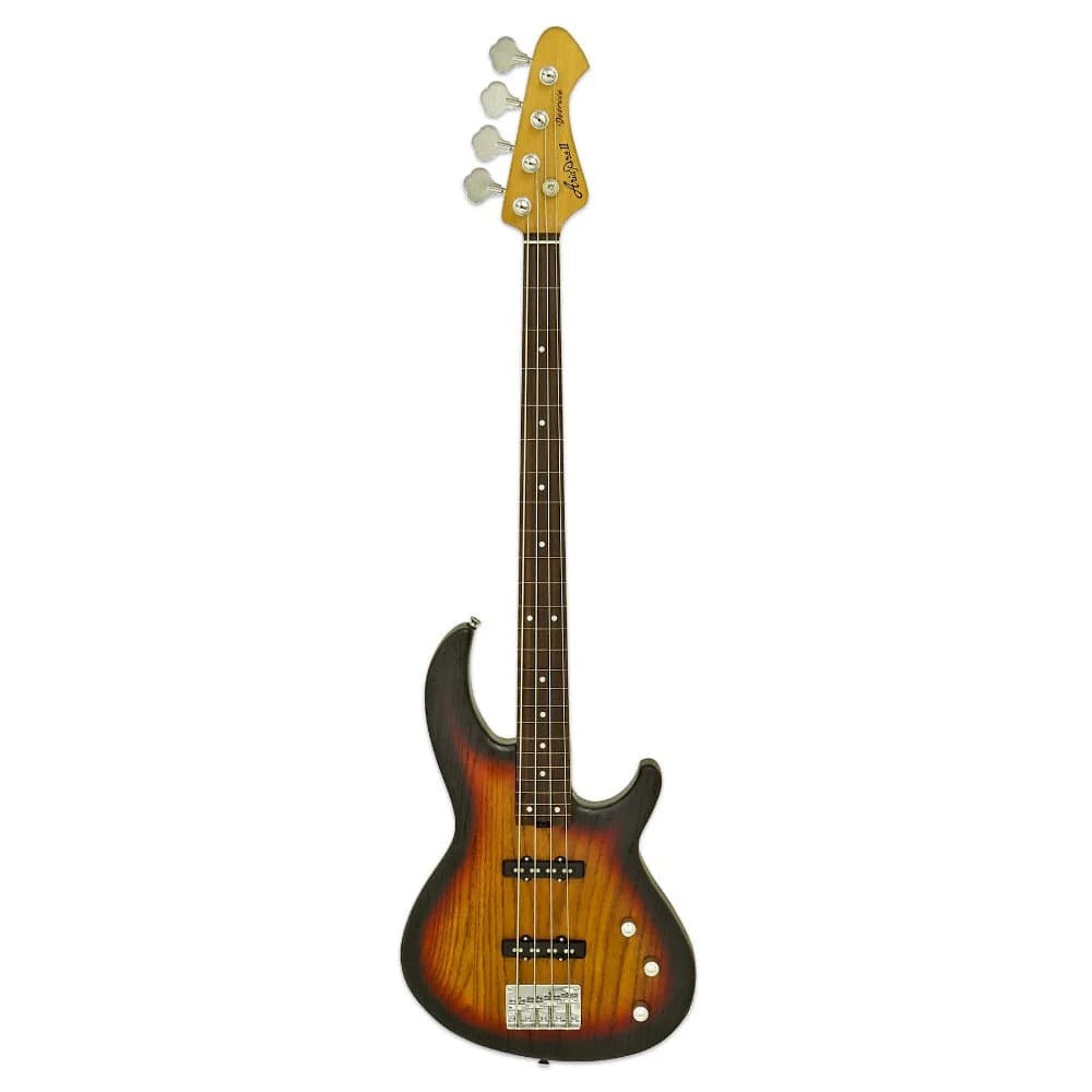 Aria 313-JP Pro II Fretless 4 String Electric Bass Guitar