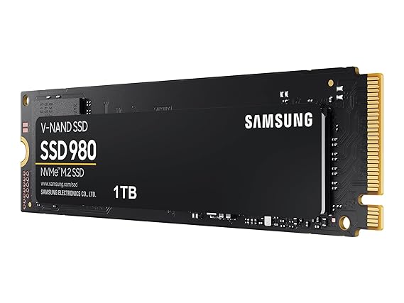 Open Box Unused Samsung 980 1TB Up to 3,500 MB/s PCIe 3.0 NVMe M.2 (2280) Internal Solid State Drive (SSD) MZ-V8V1T0