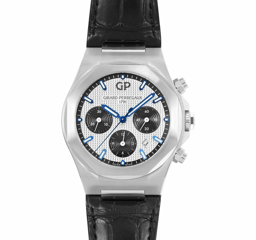 Pre Owned Girard-Perregaux Laureato Men Watch 81020-11-131-BB6A-G22A