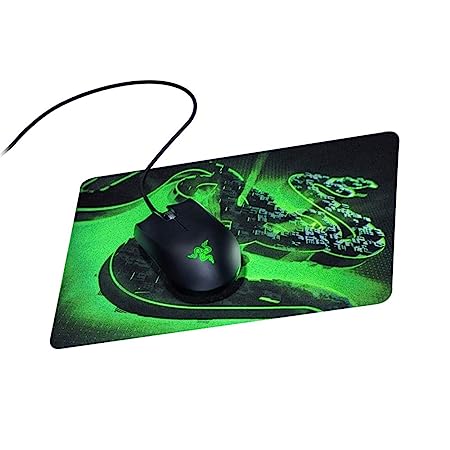 Open Box, Unused Razer Abyssus Lite & Razer Goliathus Mobile Construct Edition 15m.Soft Small Multi-Color Mouse