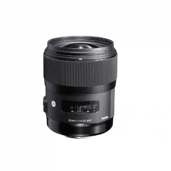 Used Sigma 35mm F/1.4 DG HSM Art Lens for Nikon DSLR Cameras Black