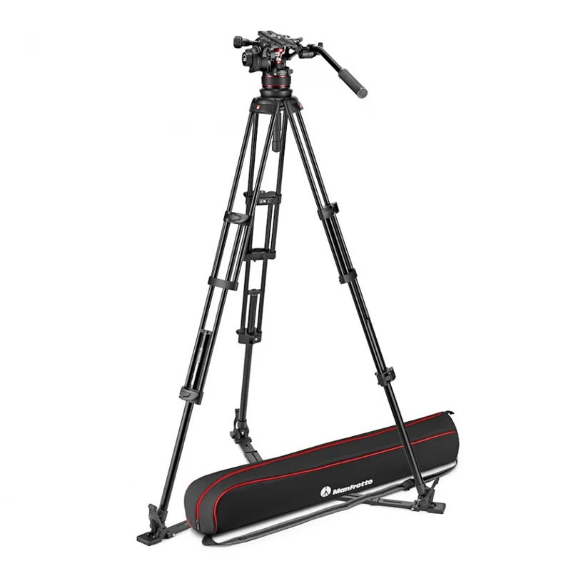 Manfrotto MVK612TWINGA Nitrotech 612 Video Head, Alu Twin Leg Tripod Gs