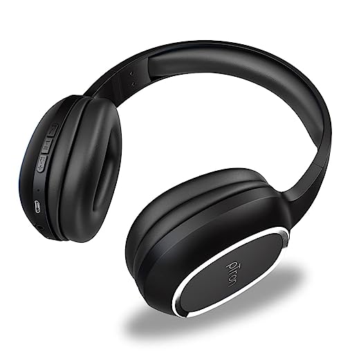 Open Box Unused PTron Studio Over-Ear Bluetooth 5.0 Wireless Headphones with Mic