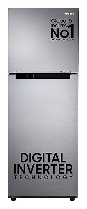 Open Box, Unused Samsung 236 L, 3 Star, Digital Inverter, Frost Free Double Door Refrigerator RT28C3053S8/HL, Silver, Elegant Inox, 2024 Model