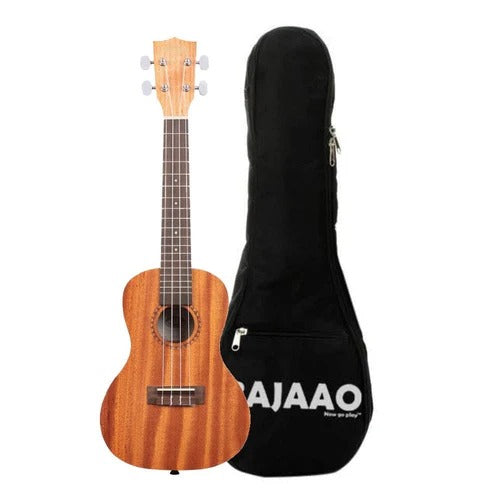 Kala KA-15C Satin Mahogany Concert Ukulele With Bajaao UB-S Gig Bag