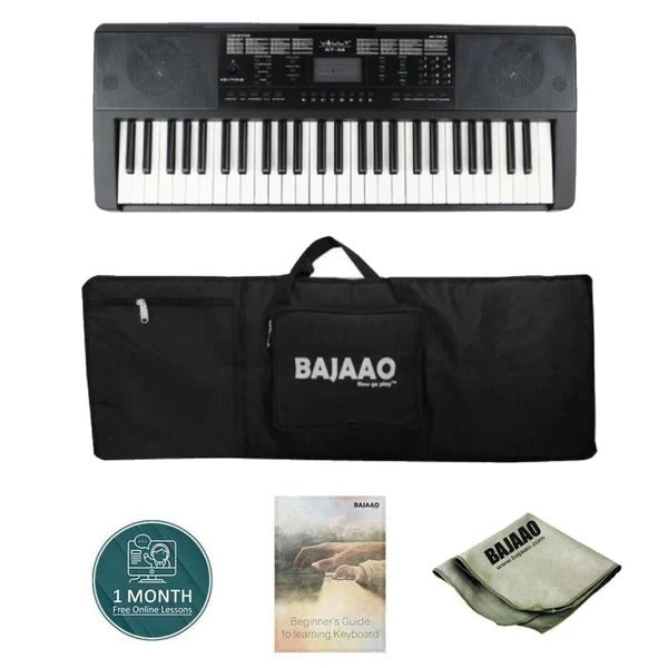 Vault KT-54 Keytone 54-Key Keyboard With Gigbag, Polishing Cloth, Online Lessons & Ebook