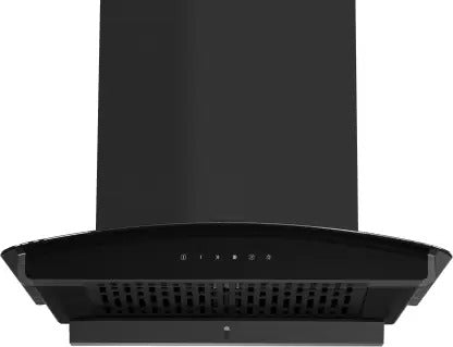 Open Box, Unused Hafele CRV 60 Plus Auto Clean Wall Mounted Chimney Black 1400 CMH