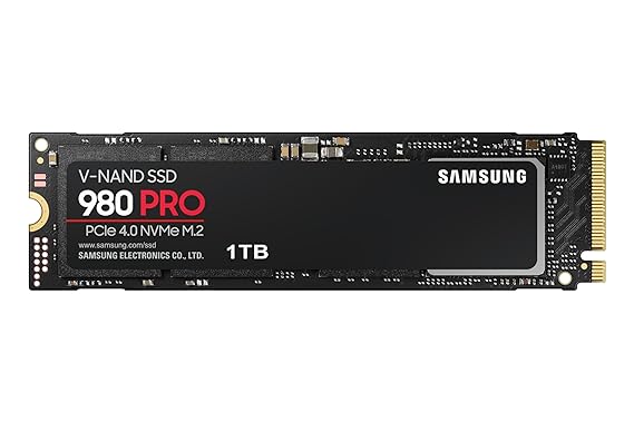 Open Box Unused Samsung 980 PRO 1TB Up to 7,000 MB/s PCIe 4.0 NVMe M.2 (2280) Internal Solid State Drive (SSD) MZ-V8P1T0
