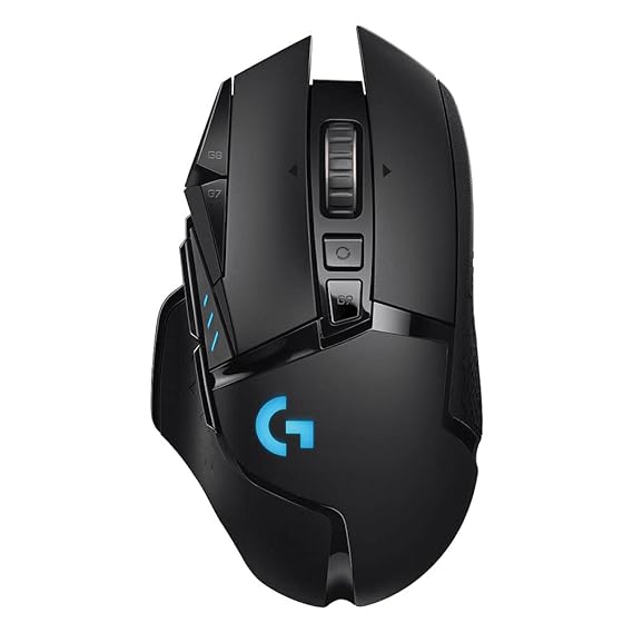 Open Box, Unused Logitech G502 Lightspeed Wireless Gaming Mouse, Hero 16K Sensor, 16,000 DPI, RGB, Adjustable Weights