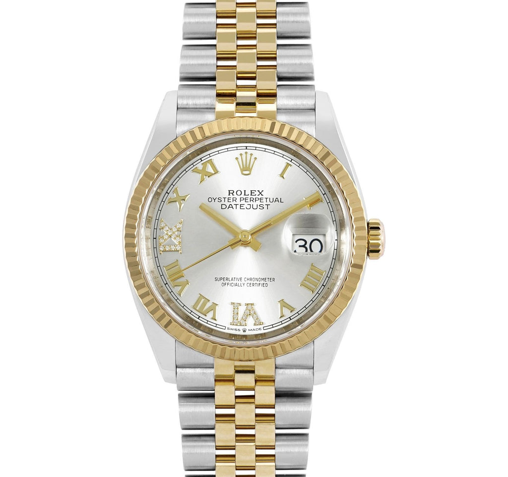 Pre Owned Rolex Datejust Unisex Watch 126233-SLVROM-G19A