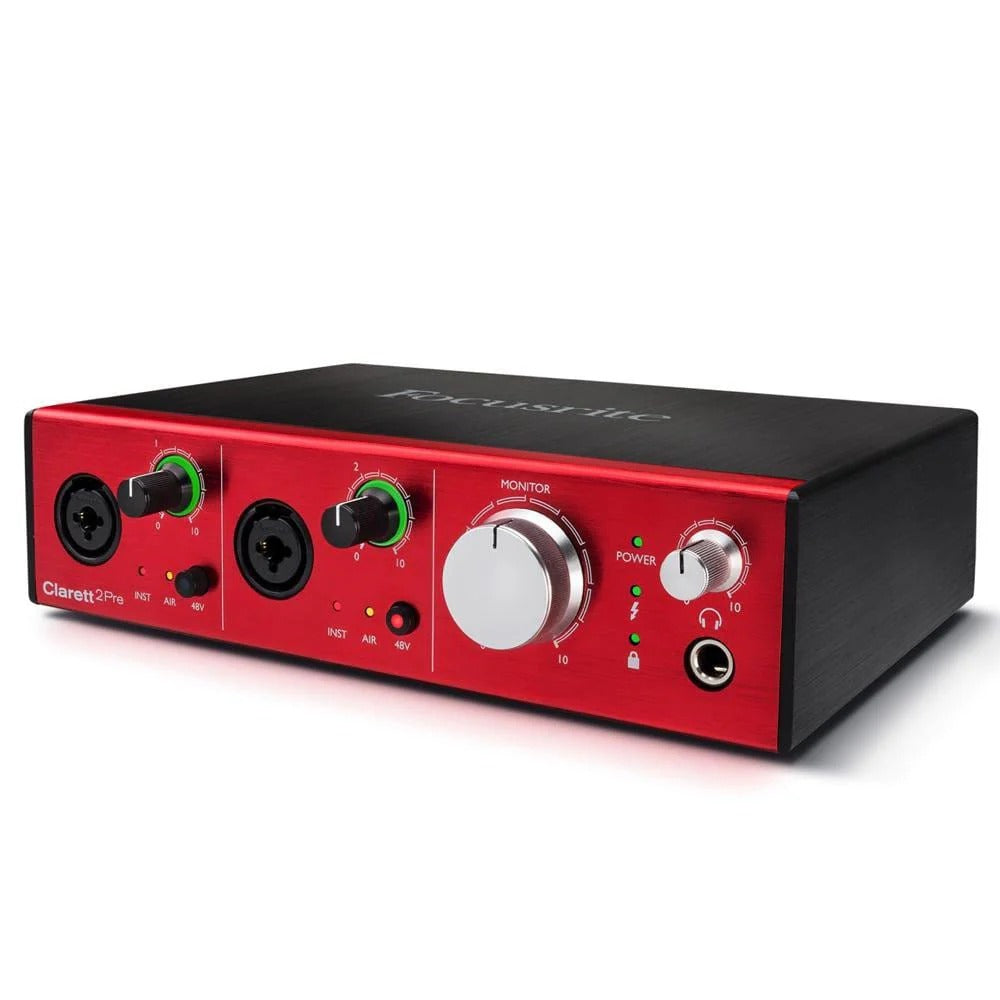 Focusrite Clarett 2Pre 10-In, 4-Out Thunderbolt Audio Interface