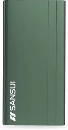 Open Box, Unused Sansui 10000 mAh Power Bank 12 W Fast Charging Green Pack of 10