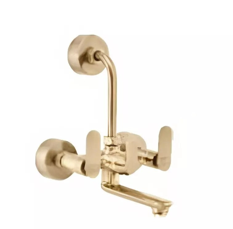 Cera Brooklyn Multi Lever Wall Mount Wall Mixer for Overhead Shower Antique Brass F1018401BA
