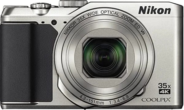 प्रयुक्त Nikon Coolpix A900 कैमरा सिल्वर ऑप्टिकल ज़ूम