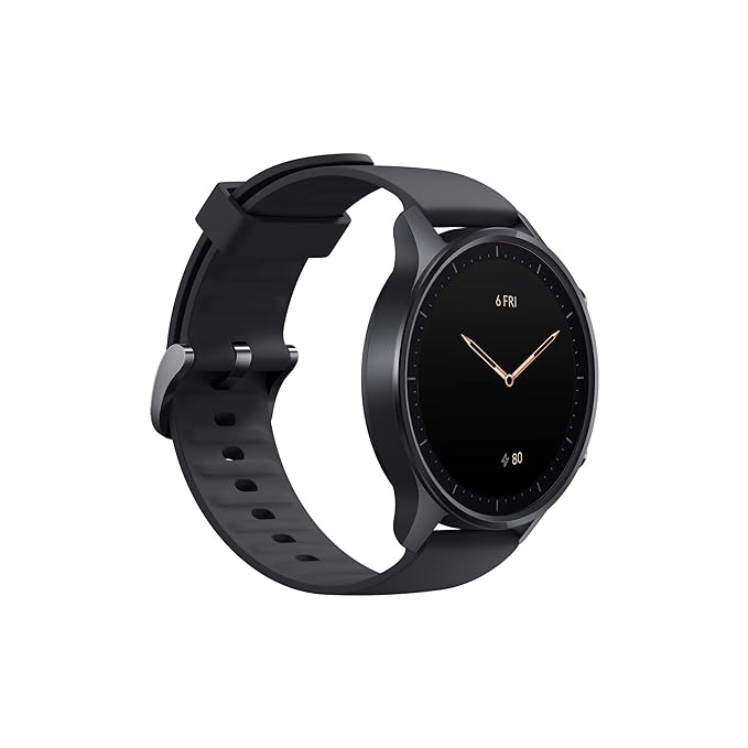 Open Box, Unused Mi Watch Revolve Midnight Black Steel Frame, 1.39” AMOLED Display, 14 Days Battery