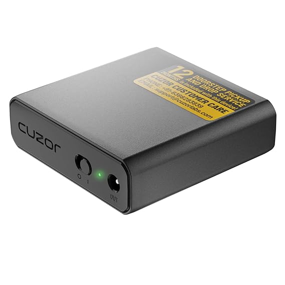 Open Box Unused Cuzor 12V Mini ups for WiFi Router Power Backup up to 4 Hours Replaceable Battery Ups for Wi-Fi Router and Modem Ups for Router up to 2A ups for uninterrupted wi-fi Portable ups WiFi Ups