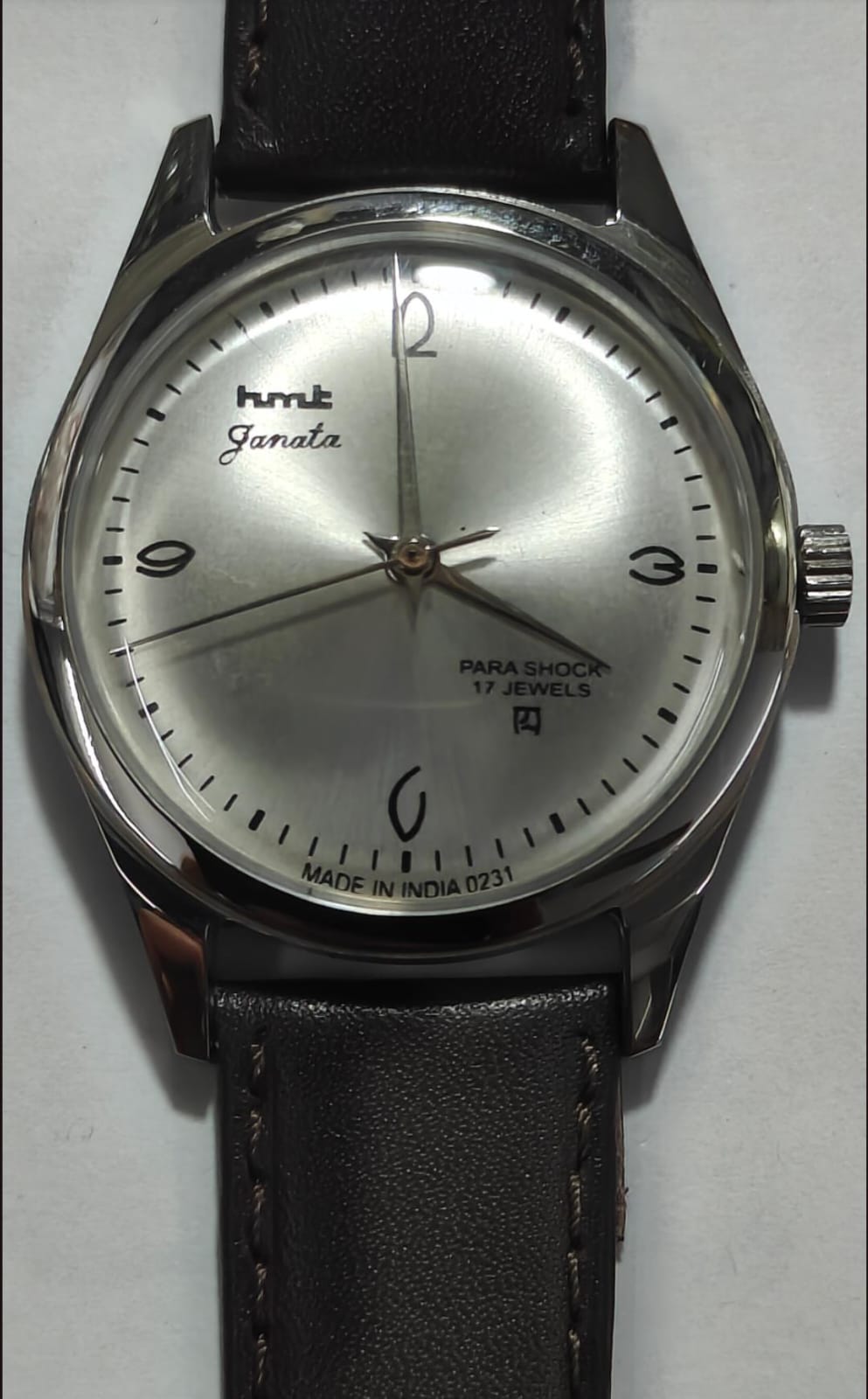 Vintage HMT Janata Silver Numeric 1980's Watch 1.1