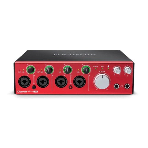 Focusrite Clarett 4 Pre USB 18-In, 8-Out Audio Interface For PC & MAC