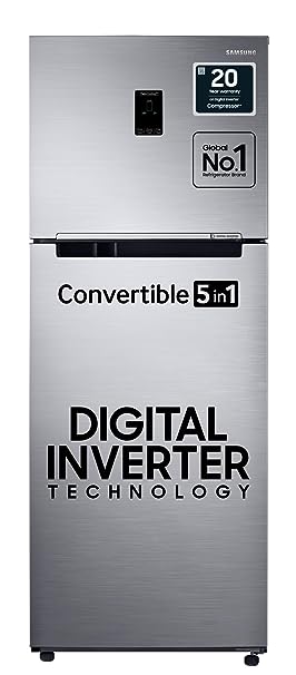 Open Box, Unused Samsung 385L 2 Star Inverter Frost-Free Convertible 5 In 1 Double Door Refrigerator RT42C5532S8/HL