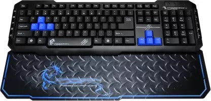 Open Box, Unused Dragon WAR GK-001 Desert Eagle Wired USB Gaming Keyboard Black
