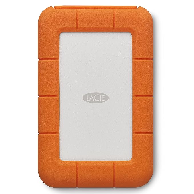Open Box Unused LaCie Rugged USB-C 4TB Portable External Hard Drive USB 3.0 Compatible, Drop Shock Dust Rain Resistant, for Mac & PC Desktop Laptop and 2-Year Data Recovery Services STFR4000800