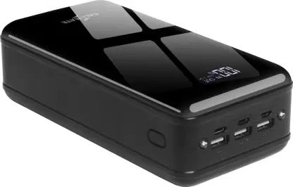ओपन बॉक्स, अप्रयुक्त कॉलमेट 65000 एमएएच पावर बैंक 15 डब्ल्यू फास्ट चार्जिंग ब्लैक 2 का पैक