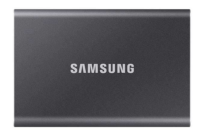 Open Box Unused Samsung T7 500GB Up to 1,050MB/s USB 3.2 Gen 2 10Gbps, Type-C External Solid State Drive Portable SSD Grey MU-PC500T