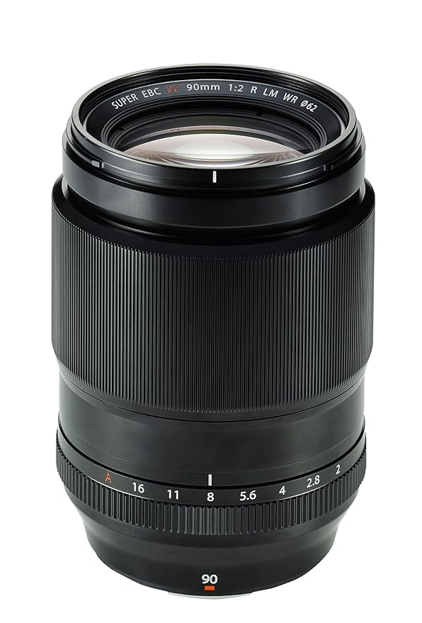 Fujifilm Fujinon XF 90mm F2 R LM WR Prime Lens Black