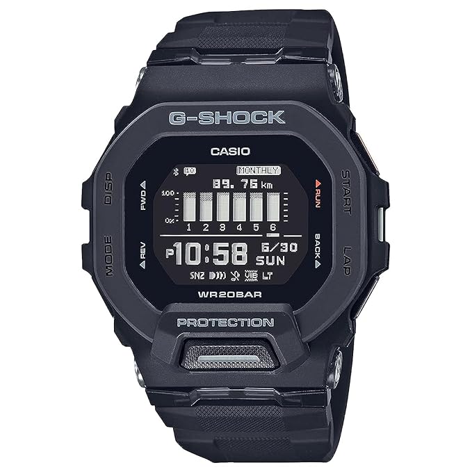 Casio G-Shock Digital Black Dial Men Watch G1146 GBD-200-1DR