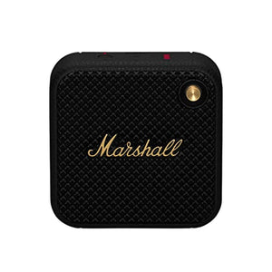 Open Box Unused Marshall Willen Portable Bluetooth Speaker Black & Brass