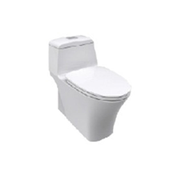 American Standard La Moda Water-Saving One-Piece Toilet + La Moda Slow Closing Seat Cover CCAS2009-1120410F0