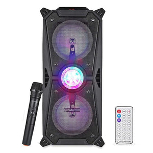 Open Box Unused Modernista Sound Box 400 Wireless Bluetooth Speaker 50W with Wireless Karaoke Mic