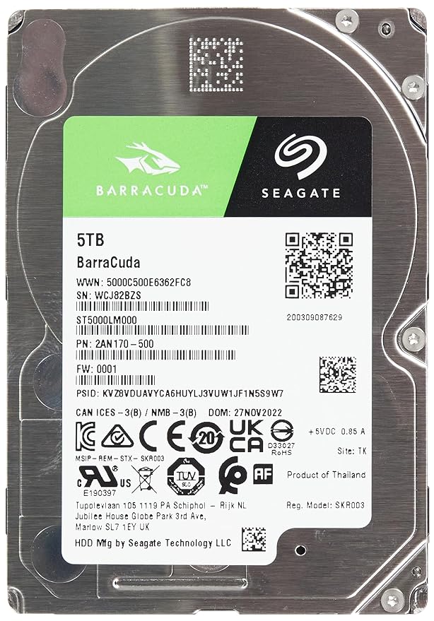 Open Box Unused Seagate Barracuda 5TB 2.5-inch Internal Hard Drive ST5000LM000