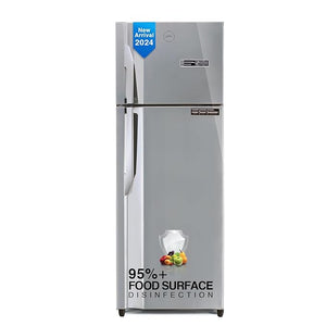 Open Box, Unused Godrej 330 L 2 Star Fully Convertible 4-In-1, Nano Shield Technology, Inverter Frost Free Double Door Refrigerator 2024 Model, RT EONVIBE 366B HCIT ST RH, Steel Rush