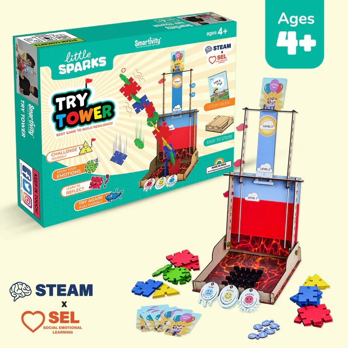 Smartivity Try Tower 4-6 Years DIY STEM Construction Toy