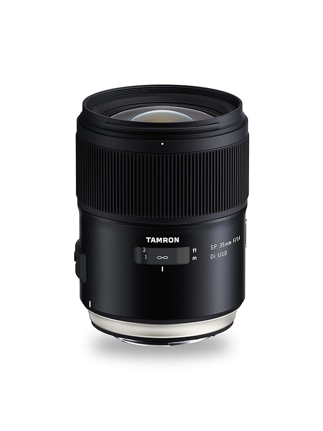 Used Tamron SP 35mm F/1.4 Di USD Lens for Canon DSLR Camera Black