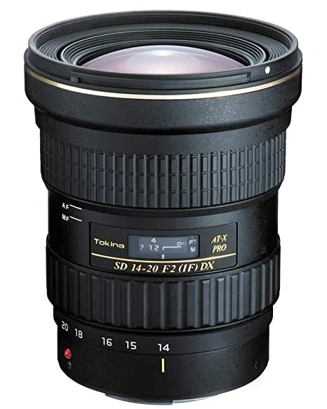 Used Tokina at-X Pro ATX- 14-20 F2 PRO DX C Zoom Lens Black