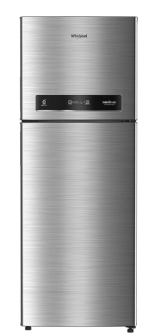 Open Box, Unused Whirlpool 340 L 3 Star With Inverter Double Door Frost Free Refrigerator With Adaptive Intelligence Technology If Inv Cnv 355 Cool Illusia 3S, Cool Illusia Steel