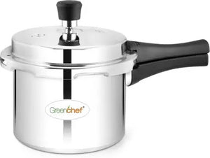 Open Box, Unused Greenchef Coral 3 L Pressure Cooker Aluminium Pack of 10