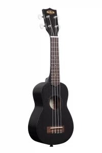 Kala KA-15S Black Satin Mahogany Soprano Ukulele Black