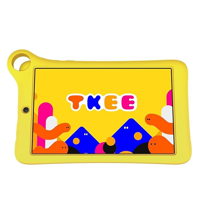 Open Box Unused Alcatel TKEE MID Tablet with Google Voice Assistant 20.32 cm 8inch, 2GB+32GB, Wi-Fi + 4G Calling, Android 10, Type C Charging Yellow