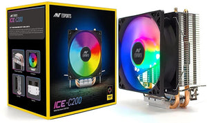 Open Box Unused Ant Esports ICE-C200 Cooler Black