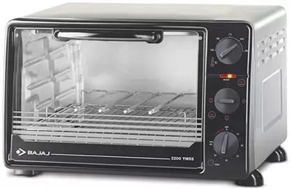 Open Box, Unused Bajaj 22-Litre 2200TMSS Oven Toaster Grill OTG with Motorised Rotisserie Black